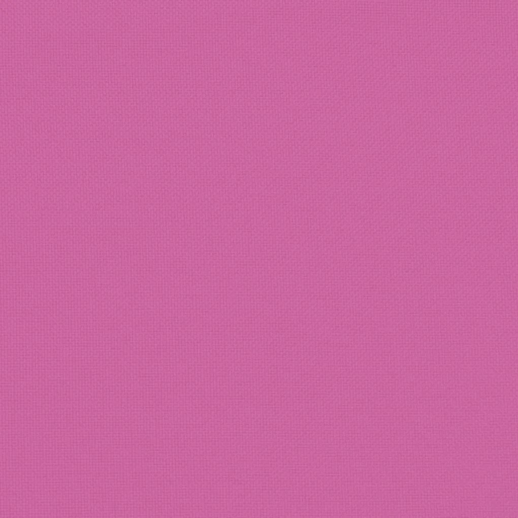 Almofadões cadeira de encosto alto 4 pcs tecido rosa
