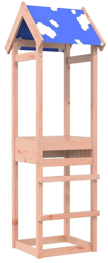vidaXL Torre de Brincar Castanho Madeira Sólida de Douglas