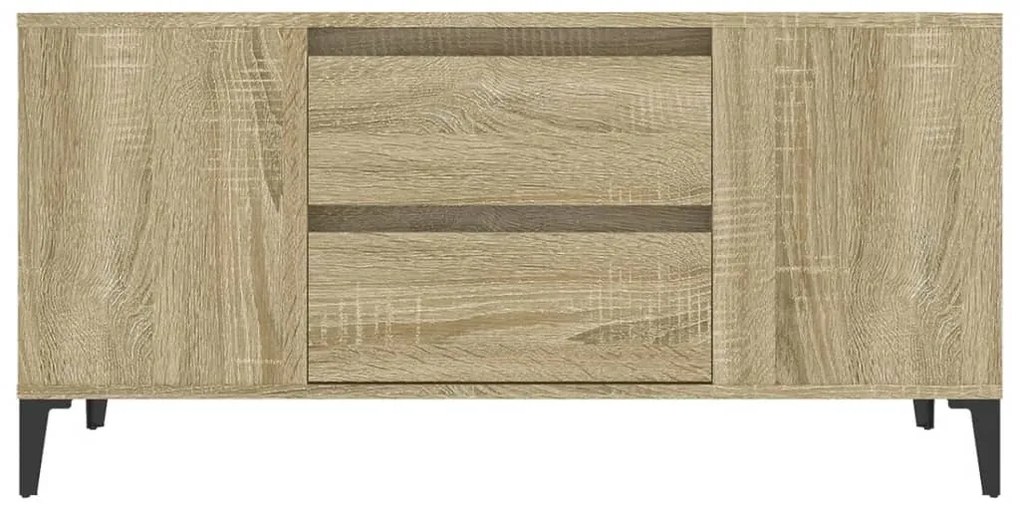 Móvel p/ TV 102x44,5x50 cm derivados de madeira carvalho sonoma