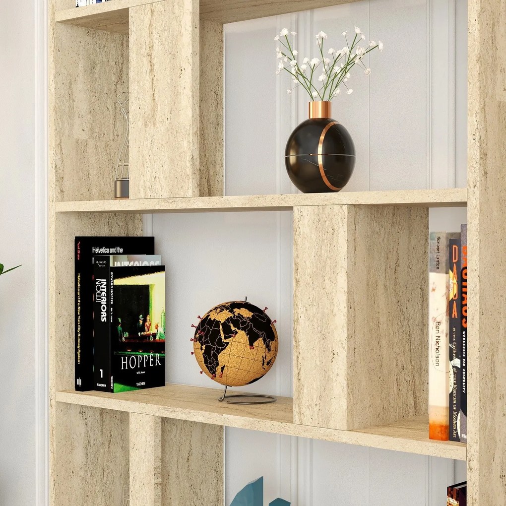 Estante Lima – Travertino – 90x180x20 cm