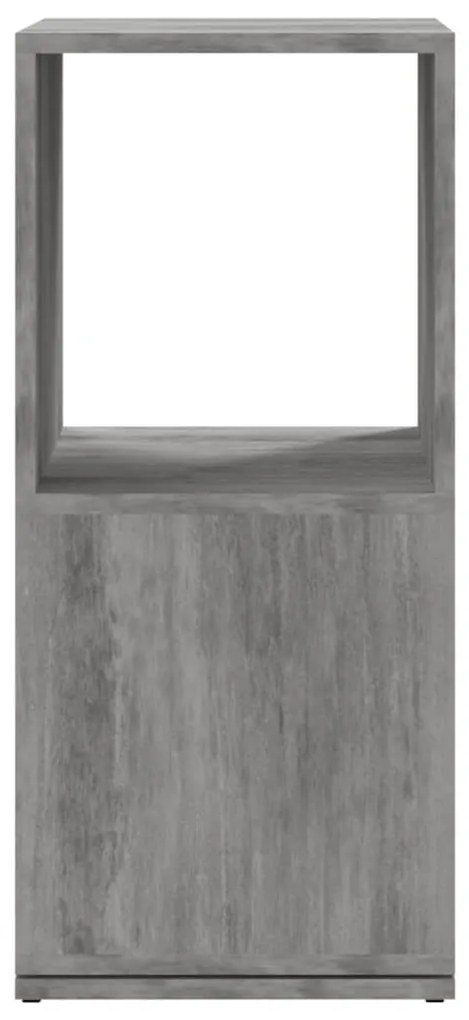 Armário giratório 34,5x34,5x75,5 cm aglomerado cinza cimento