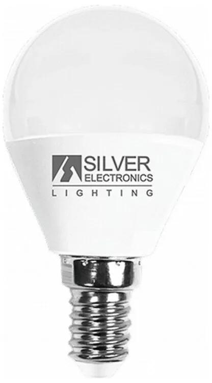 Lâmpada LED esférica Silver Electronics E14 7W Luz quente - 5000K
