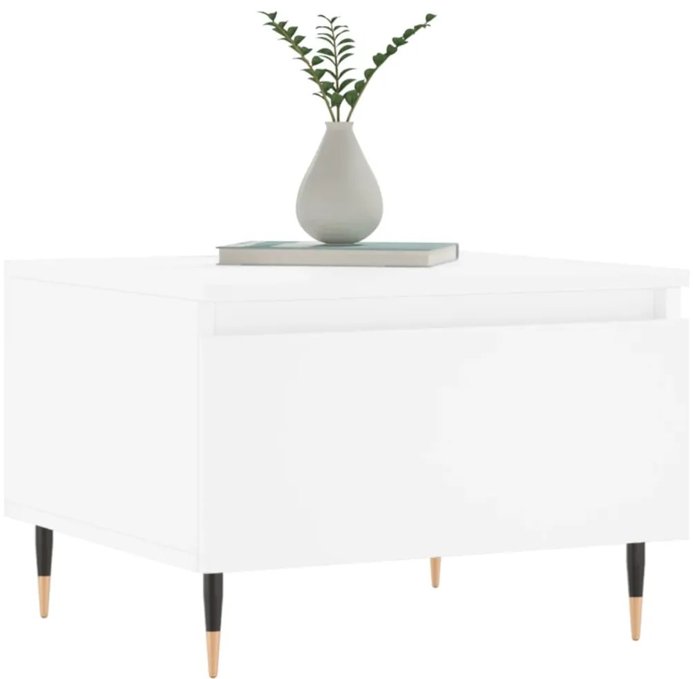 Mesa de centro 50x46x35 cm derivados de madeira branco