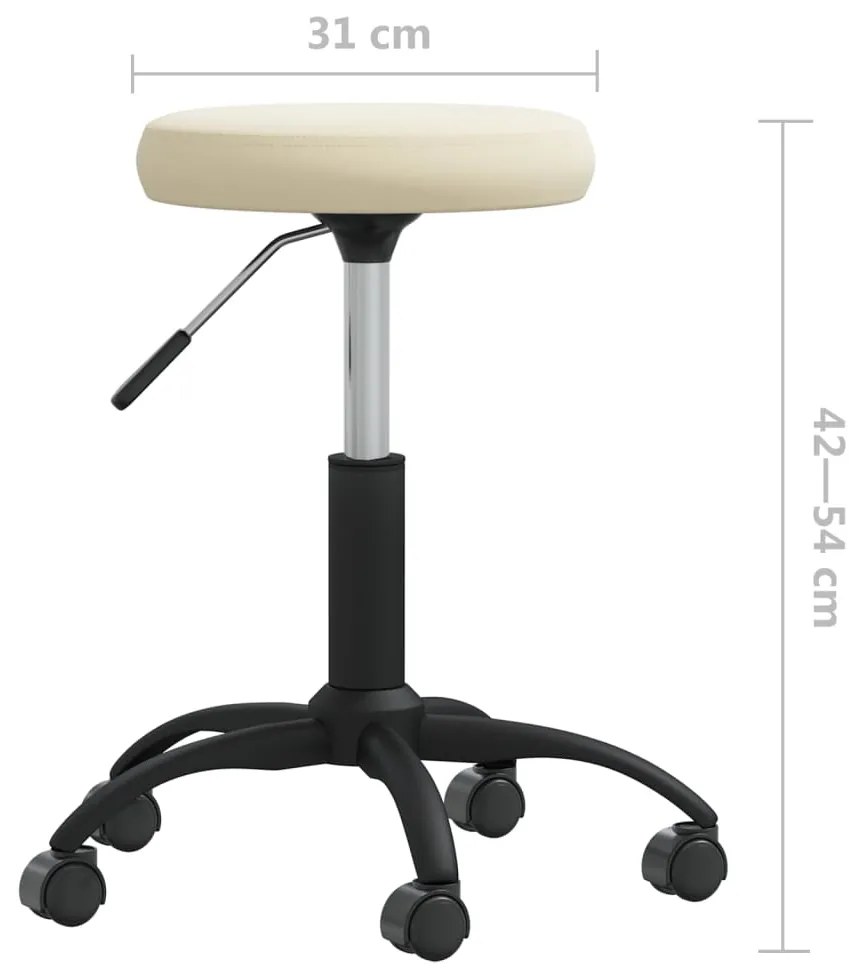 Cadeira de jantar veludo cor creme