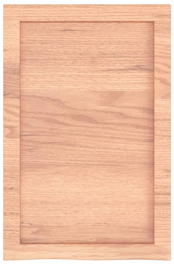 Prateleira de parede 40x60x(2-6) cm carvalho tratado castanho