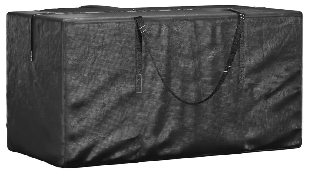 vidaXL Saco de arrumação p/ árvore Natal 150x75x75cm polietileno preto