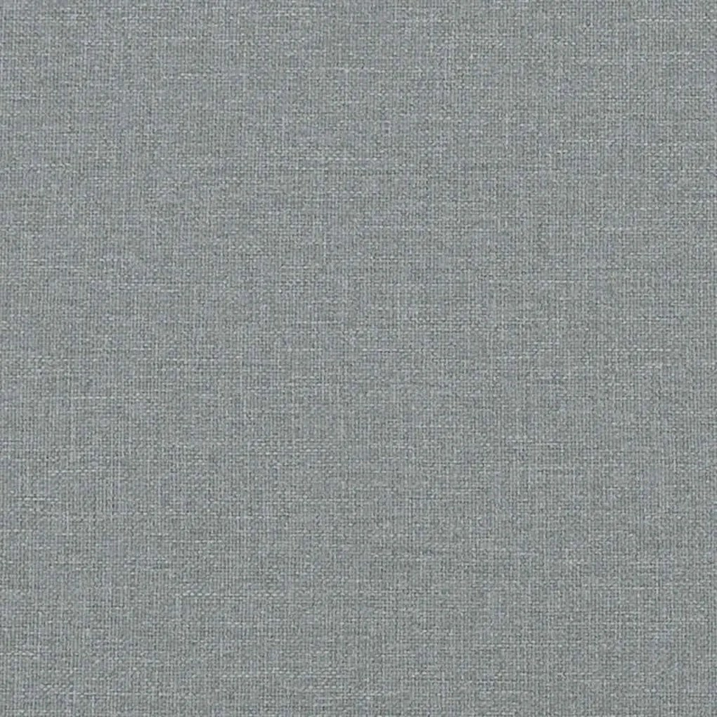 Sofá de 2 lugares em tecido 140 cm cinzento-claro