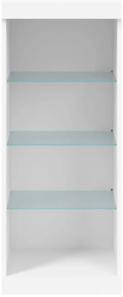 Aparador com luzes LED 41x37x100 cm branco