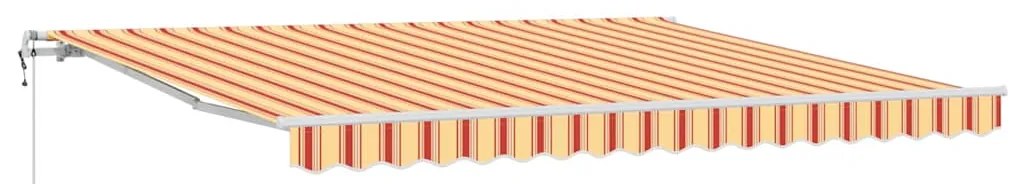Toldo Retráctil Amarelo e laranja 400 × 300 cm