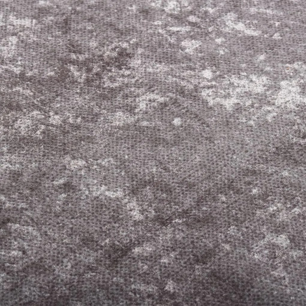 Tapete lavável antiderrapante 120x180 cm cinzento