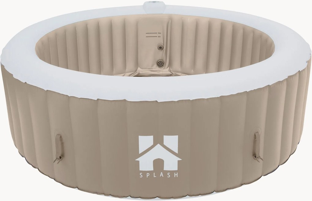 Jacuzzi com almofadas, porta-copos e toldo solar Splash, 6 pessoas