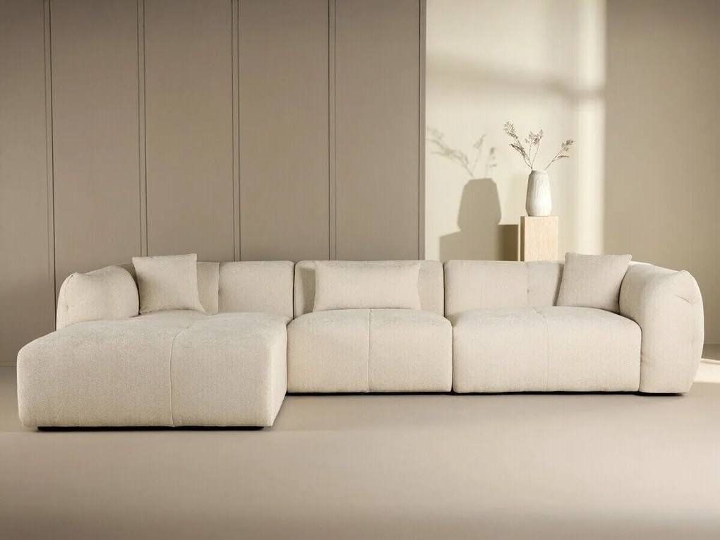 Sofá de canto Dallas 4817, Indisponível, Bege, Indisponível, 385x202x71cm, 157.5 kg, Pernas: Plástico