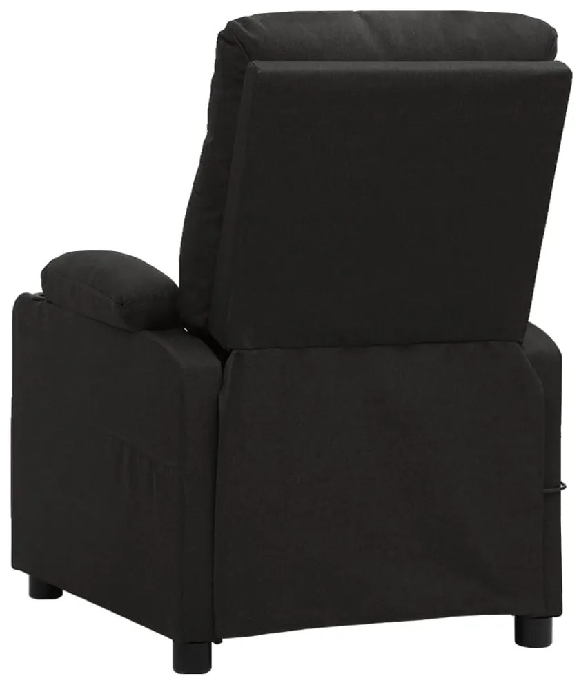 Poltrona de massagens elétrica tecido preto