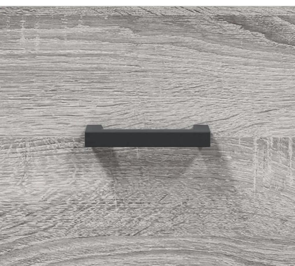 Armário alto 69,5x34x180 cm derivados de madeira sonoma cinza