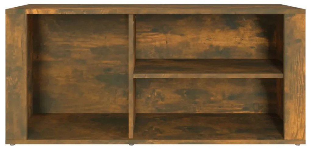 Sapateira 100x35x45 cm derivados de madeira carvalho fumado