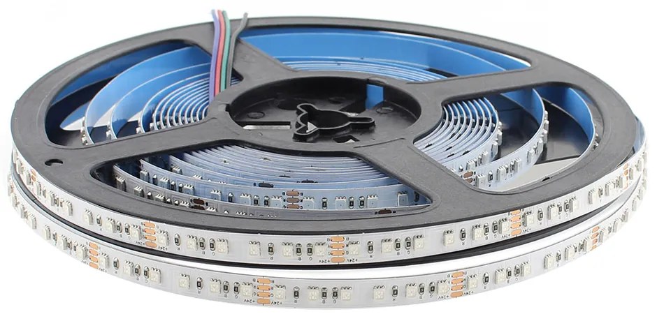 Fita LED SMD2835, Samsung ChipLed, RGB, DC24V, 5m (120Led/m) - IP65, RGB