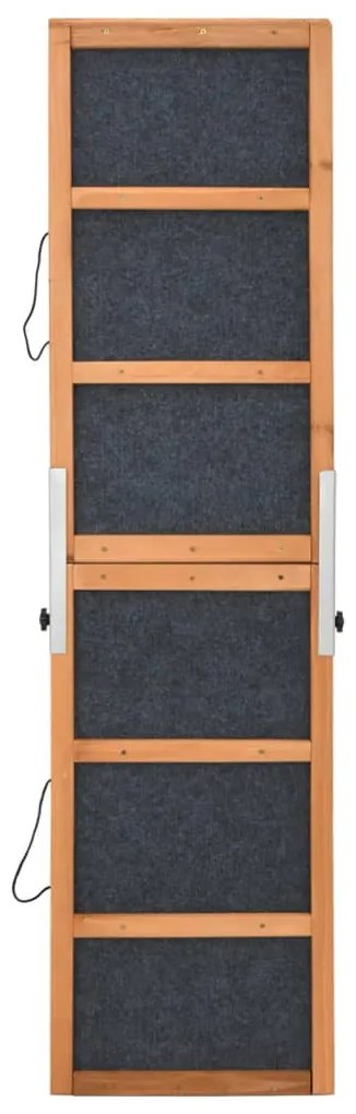 Rampa para cães 120x30 cm madeira de abeto maciça cinzento