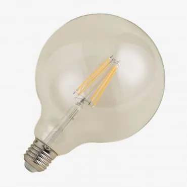 Lâmpada de Filamento LED E27 G125 10W Branco Cálido 2800K - Sklum