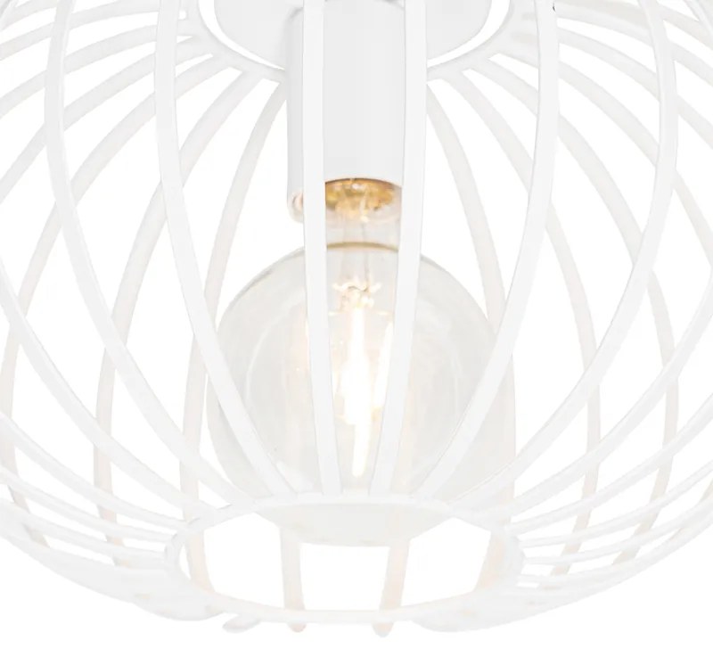 Candeeiro de teto design branco 30 cm - Johanna Design