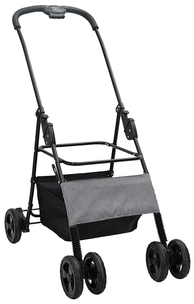 Carrinho de Pet Dobrável Cinzeto 81 x 47 x 99 cm Tecido Oxford