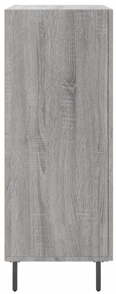 Aparador 69,5x34x90 cm derivados de madeira cinzento sonoma