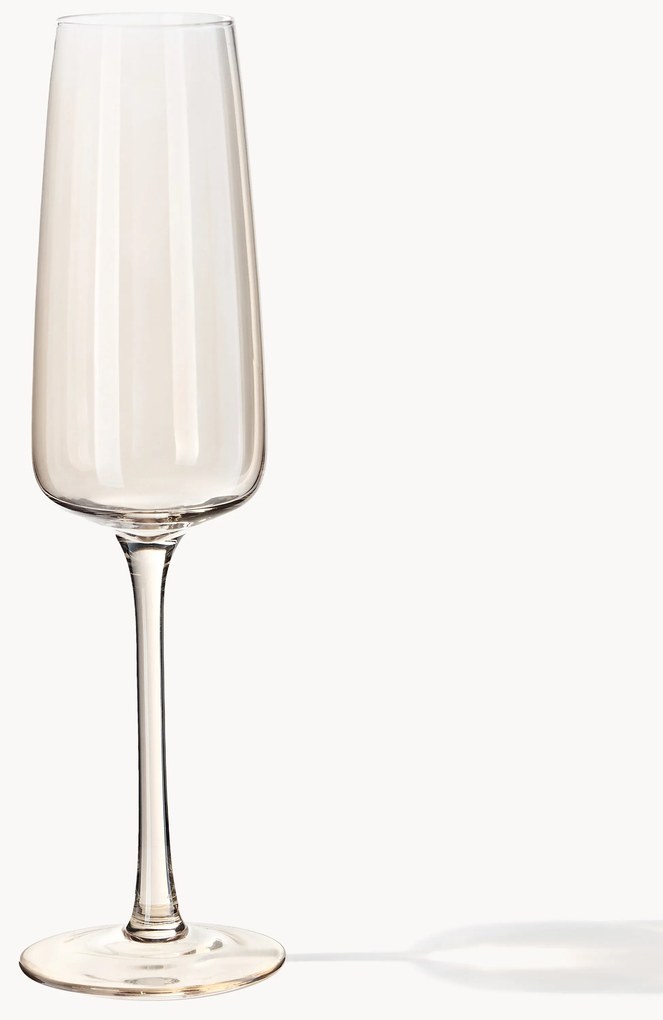 Copos de champanhe artesanais Ellery, conjunto de 4