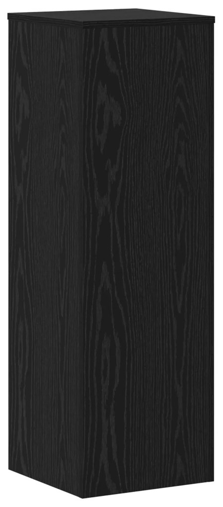 Suportes para Plantas 2 pcs Carvalho Preto 33x33x100 cm Madeira Engenh