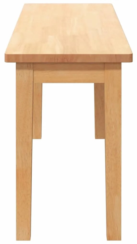 Banco 110 cm madeira seringueira maciça