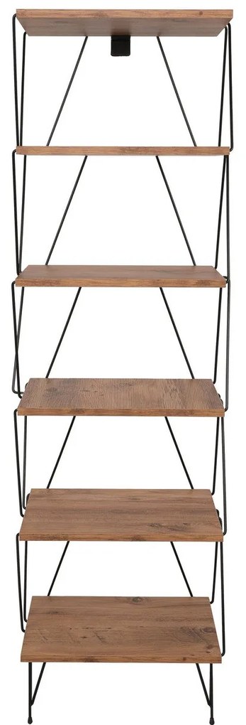 Estante Balaban – Cor Pinho – 46 cm x 165 cm x 30 cm