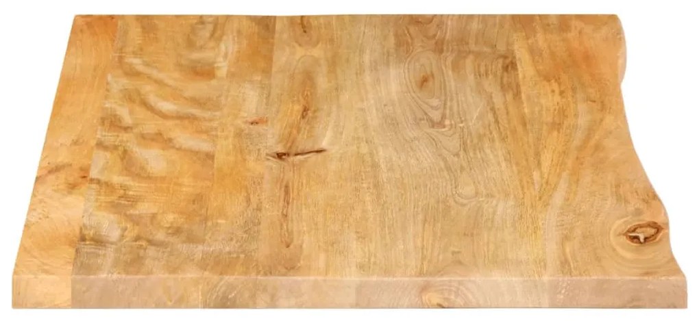 Tampo de mesa c/ borda viva 70x60x2,5 cm mangueira maciça