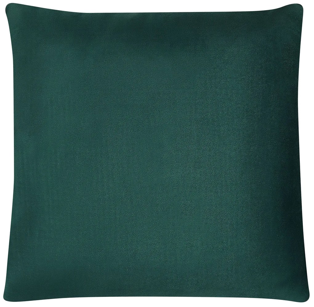 Conjunto de 2 almofadas verdes 45 x 45 cm CEROPEGIA Beliani