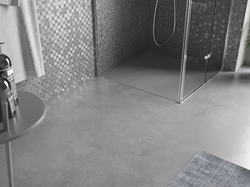 Mexen Bert base de duche quadrada SMC 90 x 90 cm, cinza - 4K619090