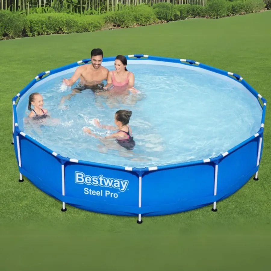 Piscina redonda Bestway Steel Pro™ Frame Ø366cm Azul