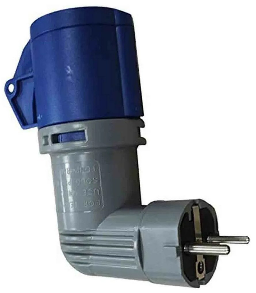 Adaptador Solera 904011 Schuko CETAC Azul Cinzento 16 A