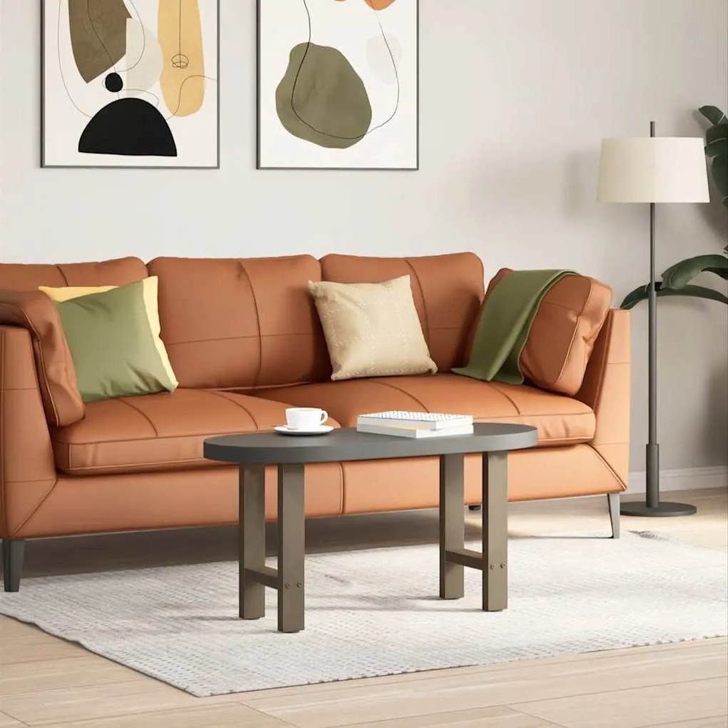 Pés para mesa de centro em aço natural, 2 peças, 28x(42-43) cm, aço