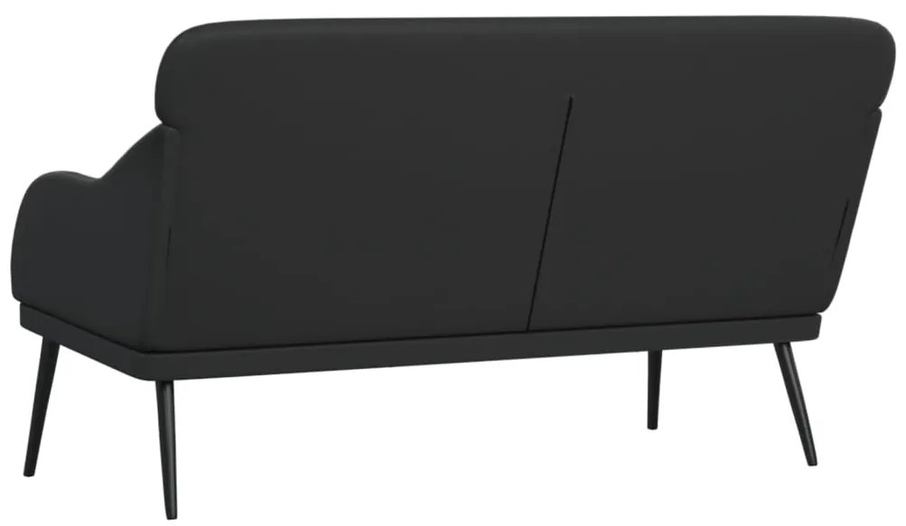 Banco 110x76x80 cm couro artificial preto