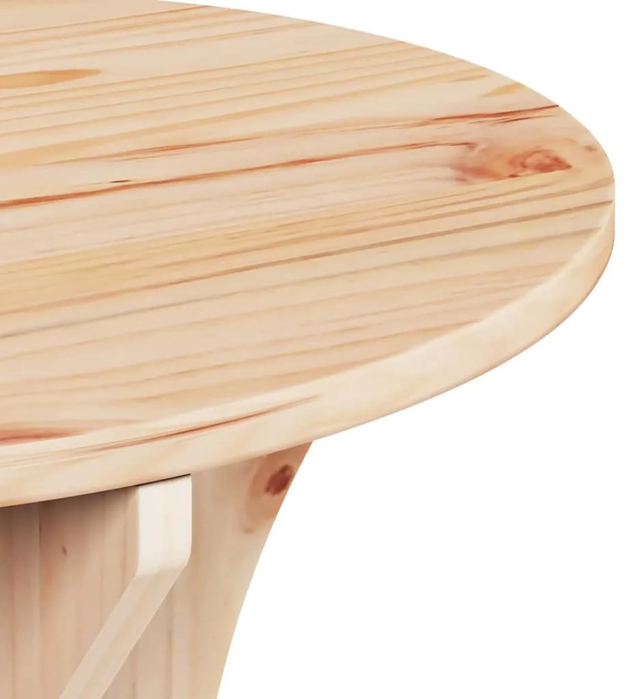 Mesa de centro 2 pcs Natural 46 x 46 x 47 cm