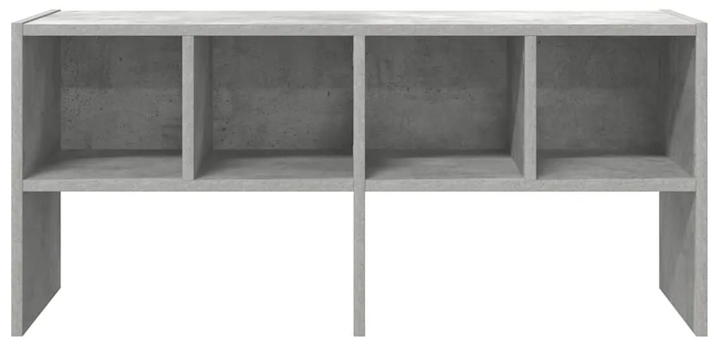 Sapateira empilháveis 89,5x30x40 cm cinzento cimento