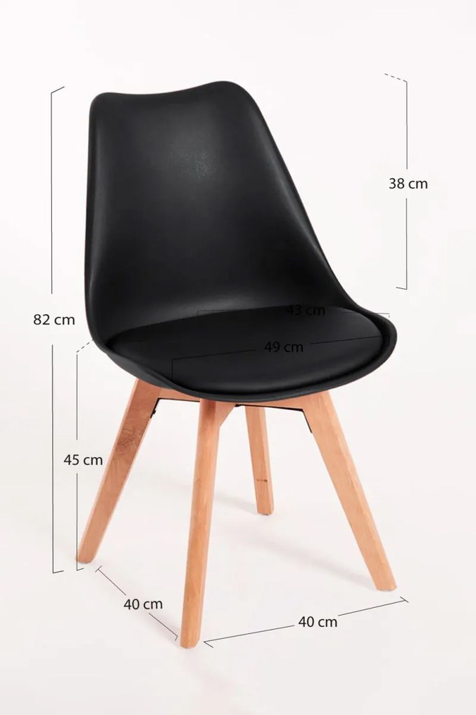 Cadeira Synk Basic - Preto