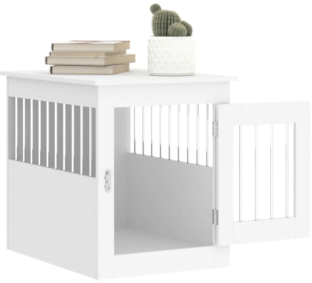 Móvel casota para cão 55x75x65 cm derivados de madeira branco