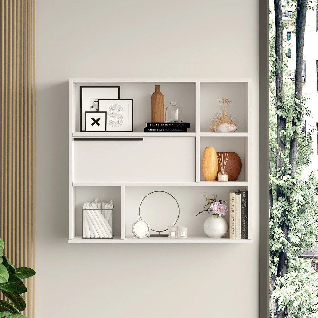 Prateleira de Parede ON5 – Branco – 90,1x81x22 cm