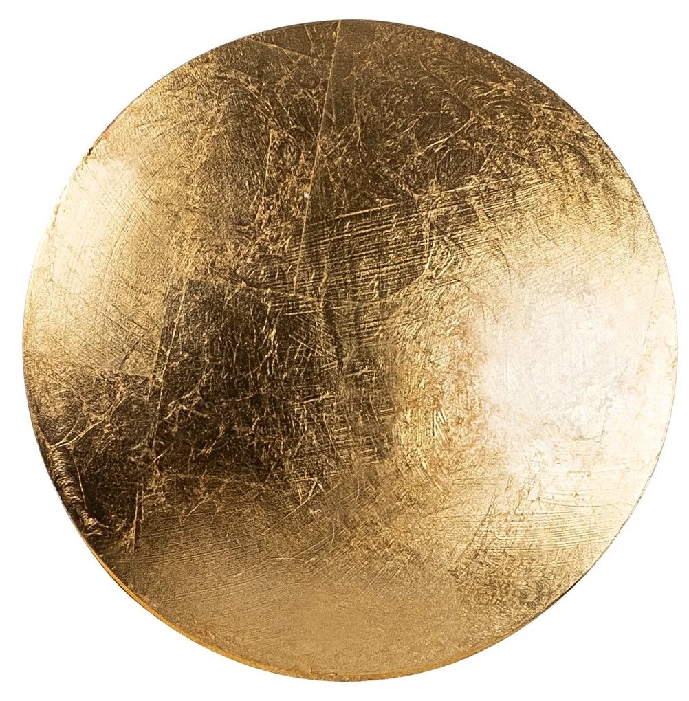 Candeeiro de Parede Yosma - Dourado - 25cm x 25cm x 16cm