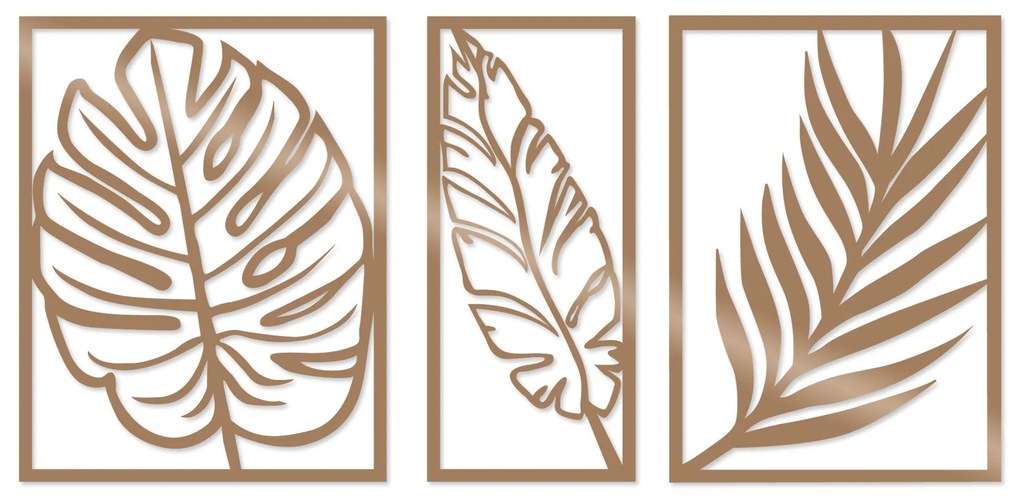 Acessório Decorativo de Parede Metal-434 – Cobre – 80 x 38 cm