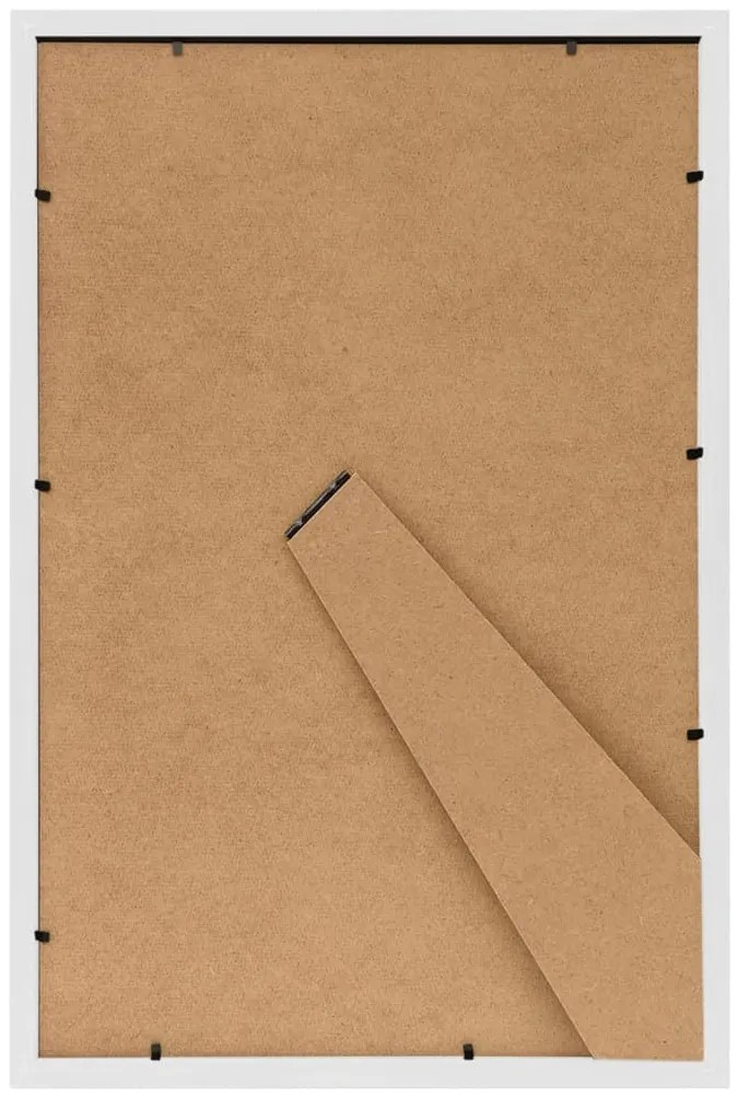 Molduras para mesa 3 pcs 21x29,7 cm MDF branco