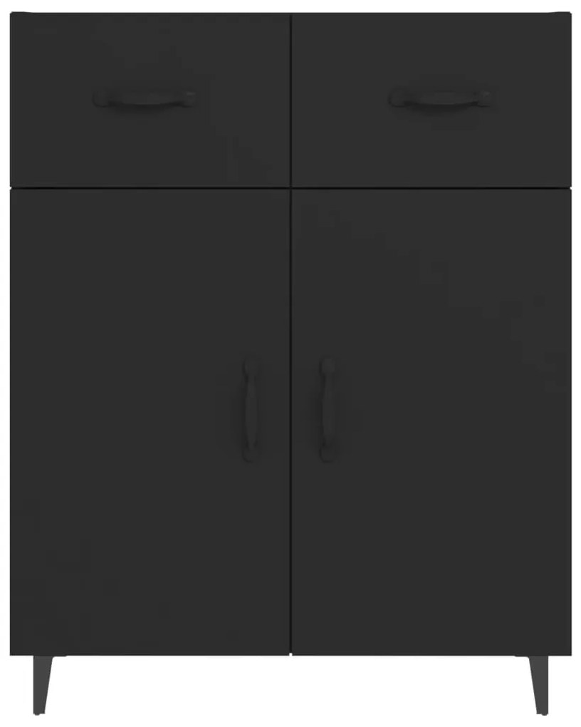 Aparador 69,5x34x90 cm derivados de madeira preto
