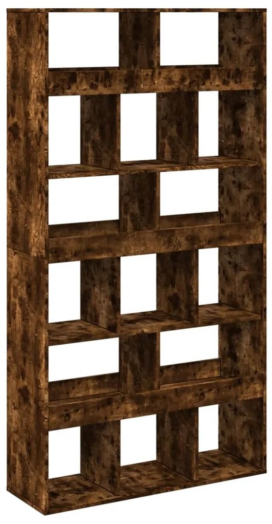 Estante 100x33x187,5 cm derivados de madeira carvalho fumado