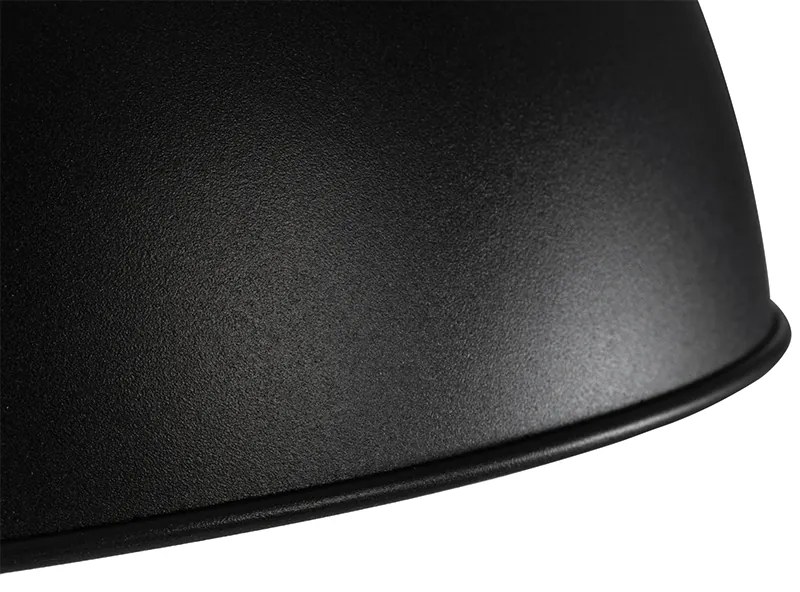 Candeeiro de pé industrial preto com dourado 160 cm - Magnax Industrial