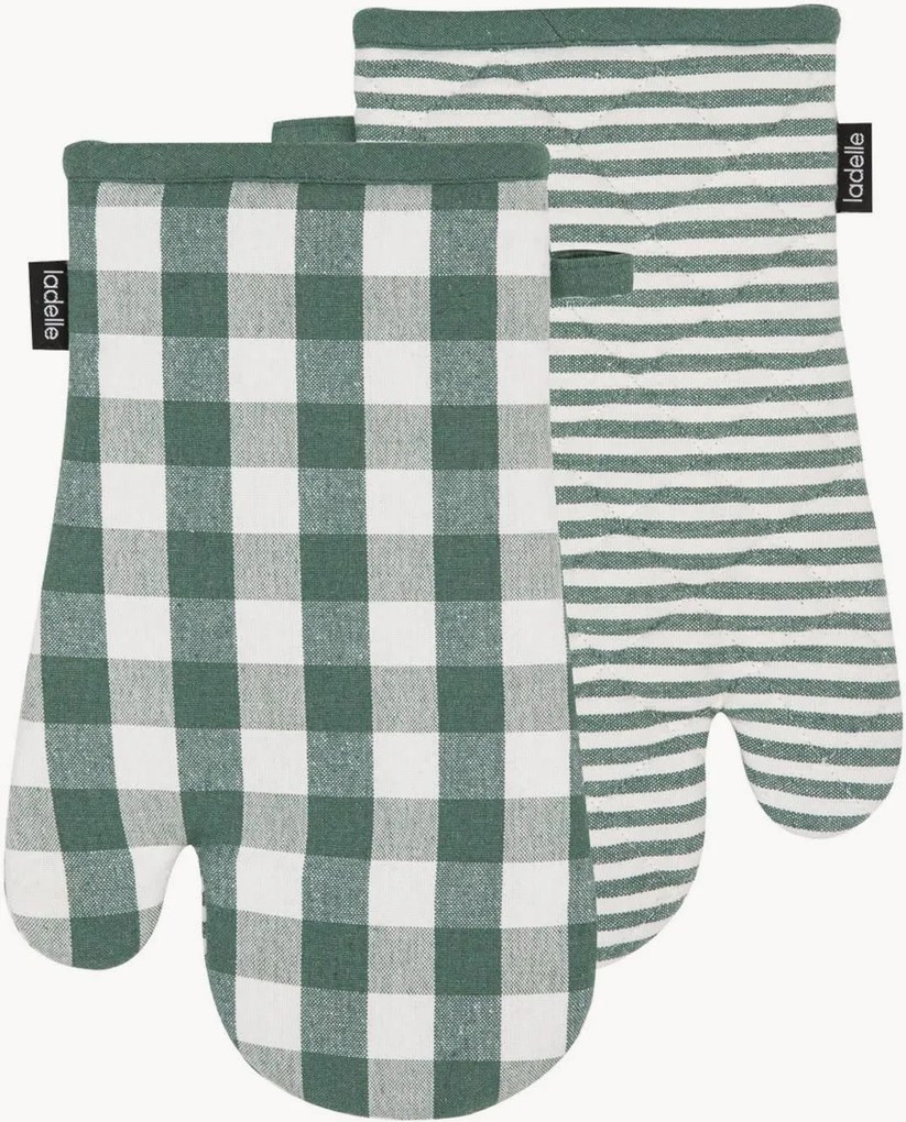 Luvas de forno Eco Gingham, conjunto de 2