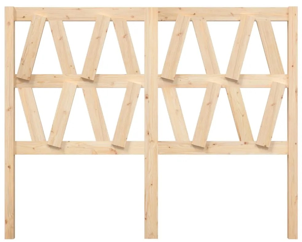 Cabeceira de cama 146x4x100 cm pinho maciço