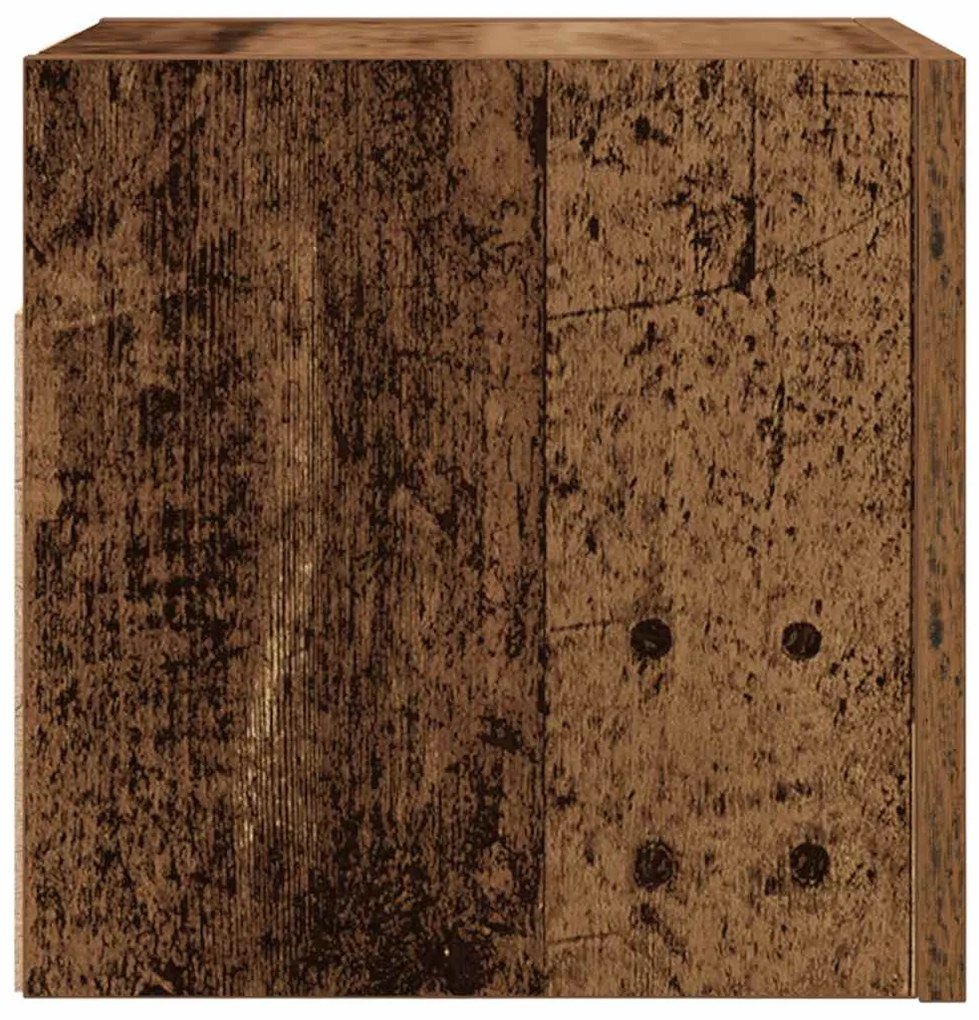 Móvel de TV de parede 2 pcs 30,5x30x30 cm madeira velha